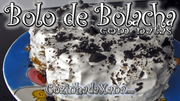 Deliciosa Receita de Bolo de Bolacha com Natas