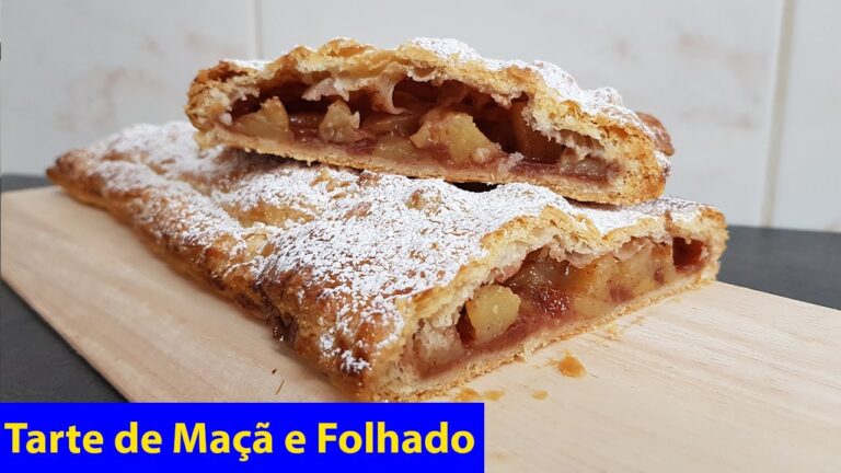 Deliciosa Tarte de Maçã Simples com Massa Folhada