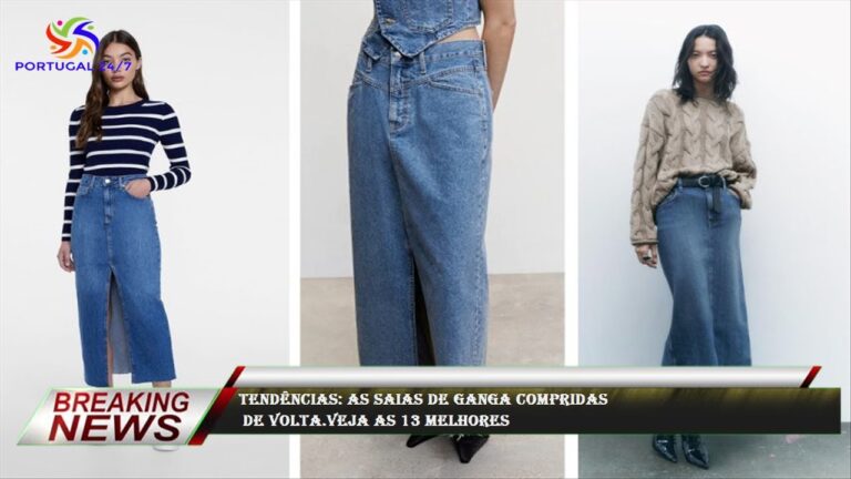 Tendências em Saias de Ganga Compridas